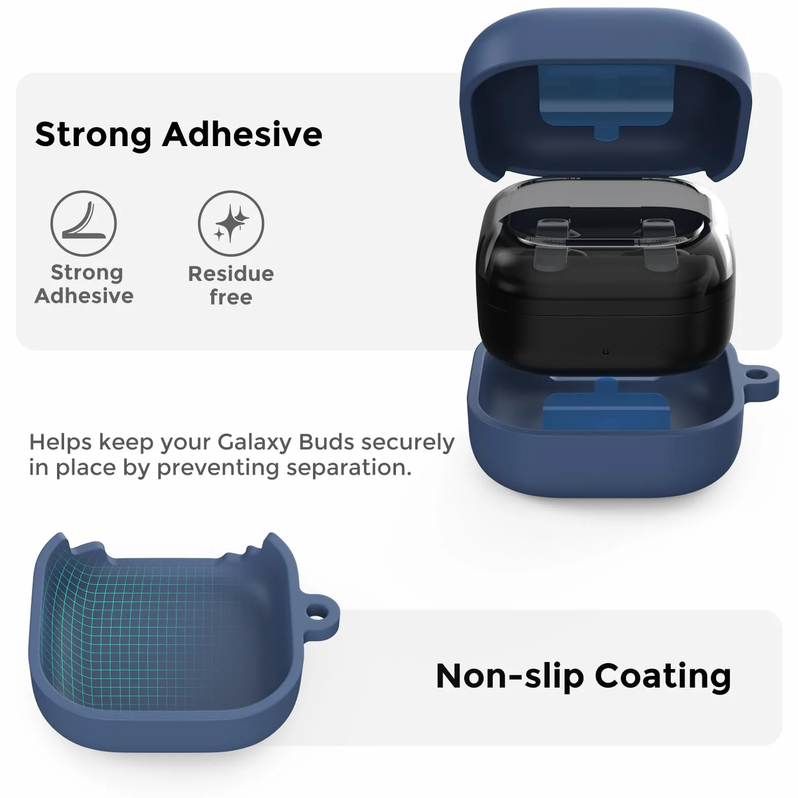 AhaStyle Coque Samsung Galaxy Buds4 Pro (2026) Silicone Étui Protection Anti-Rayures Charge sans Fil
