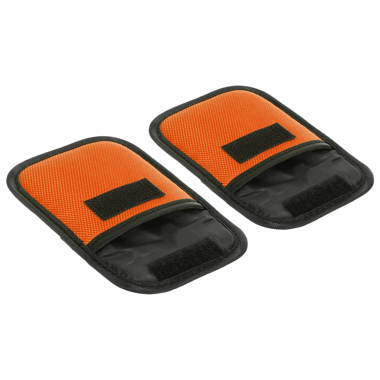 PATIKIL 58 mm Caméra Filtre Boîtier, 2 Paquet Pochette Imperméable Résistant à poussière Sac pour Photographie Filtre Stockage, Orange