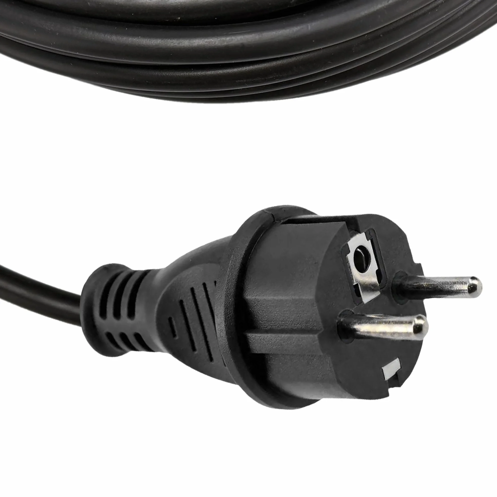 Rallonge Électrique Extérieure 10m IP44 3×1,5 mm² 2000W Noir - Câble Prolongateur Étanche avec Fiche Uni-Schuko et Prise Type F avec Clapet - Rallonge pour Tondeuse, Jardin, Chantier - Horoz Electric