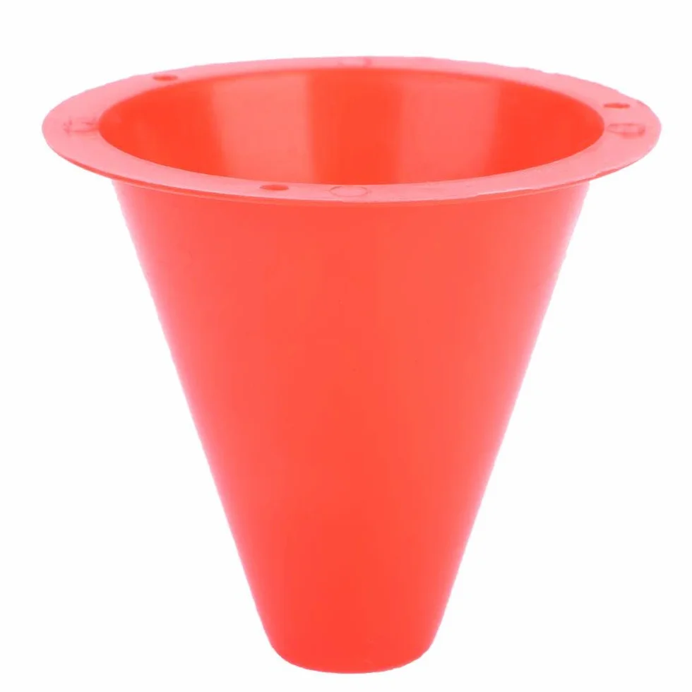 Cônes de trafic d'entraînement 10 pcs Football Cônes Marqueurs Barrières Plastique Accessoire