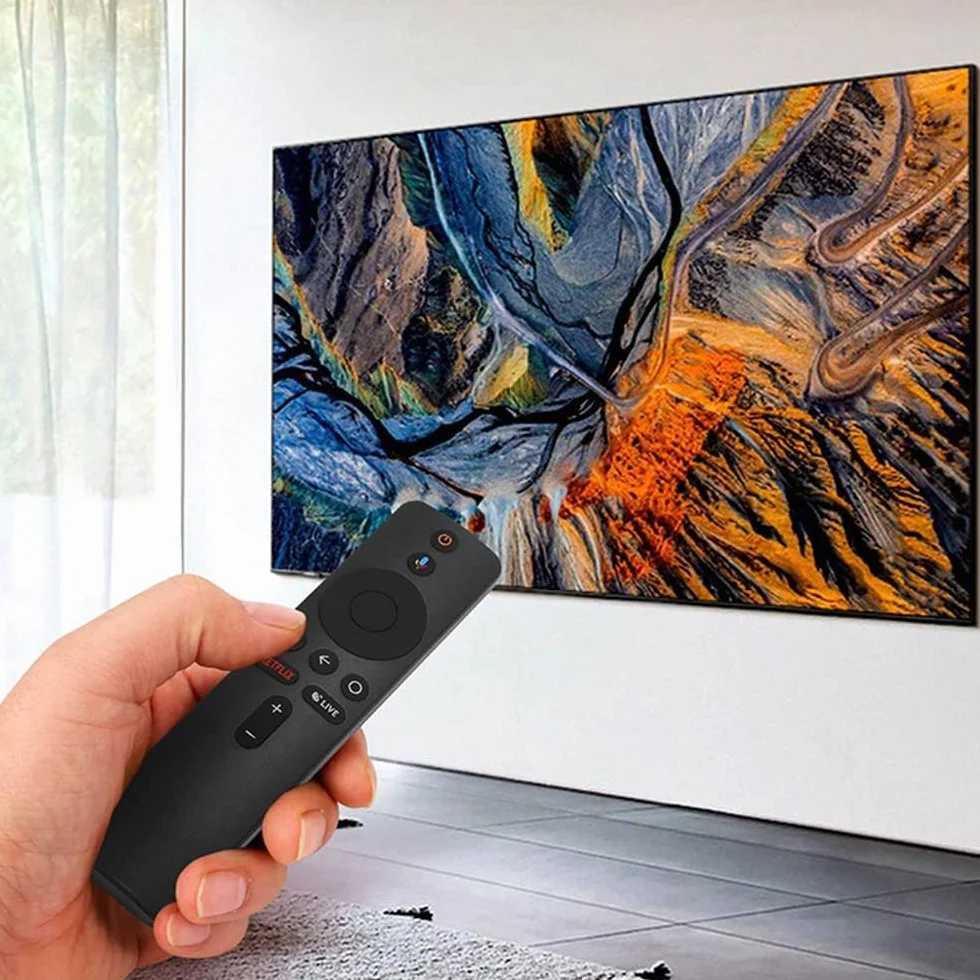 Remplacement de la télécommande ZISONIX pour Mi Box S(Veuillez Confirmer si Votre Appareil Prend en Charge la Fonction de télécommande vocale Bluetooth) XMRM-006