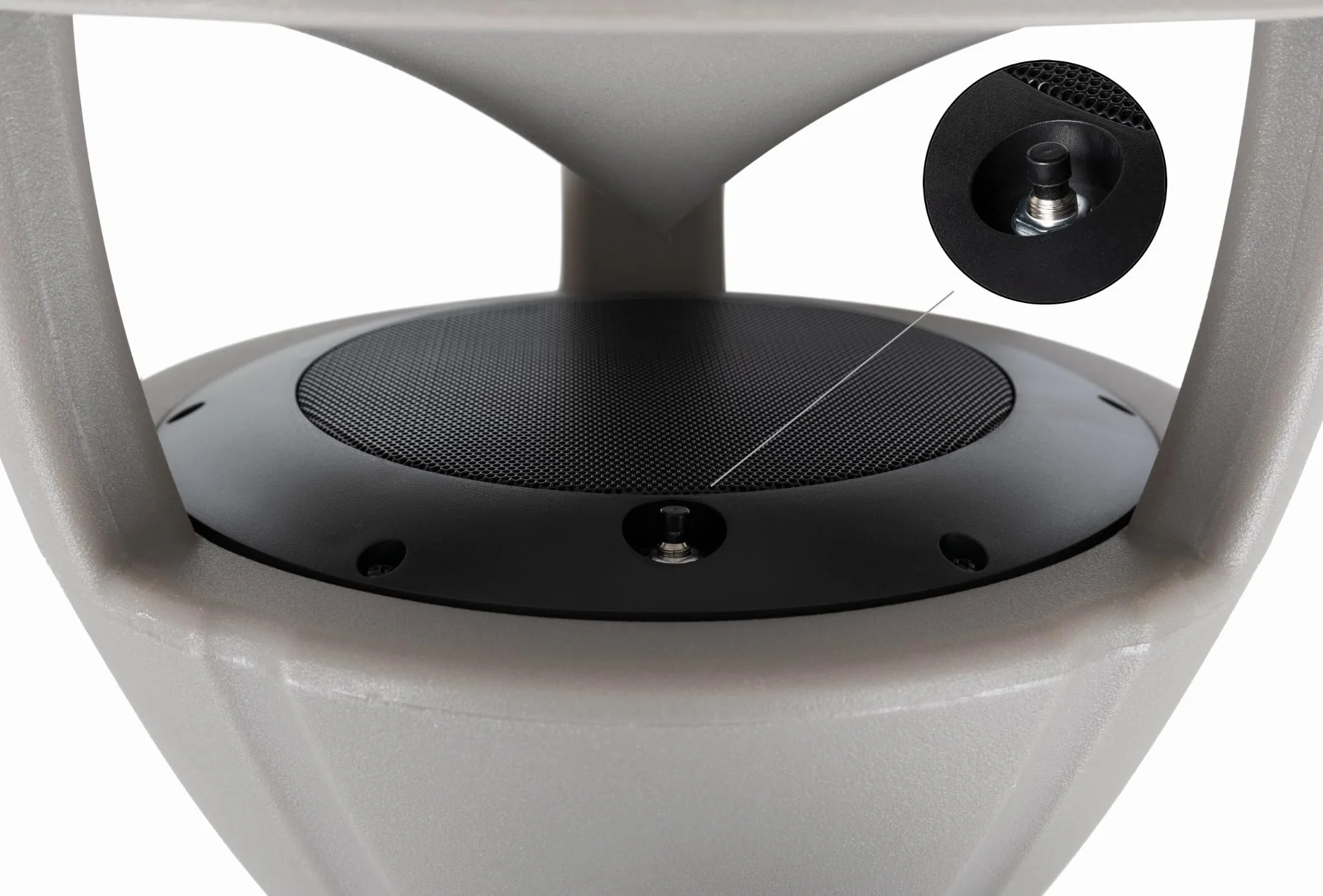 McGrey WPL-660GY BT 360° Enceinte Outdoor Active 2 Voies pour Jardin - Portée Bluetooth® : env. 10 mètres - Diffusion sonore à 360° - Résistante à l'eau et aux UV (IP56) - Gris