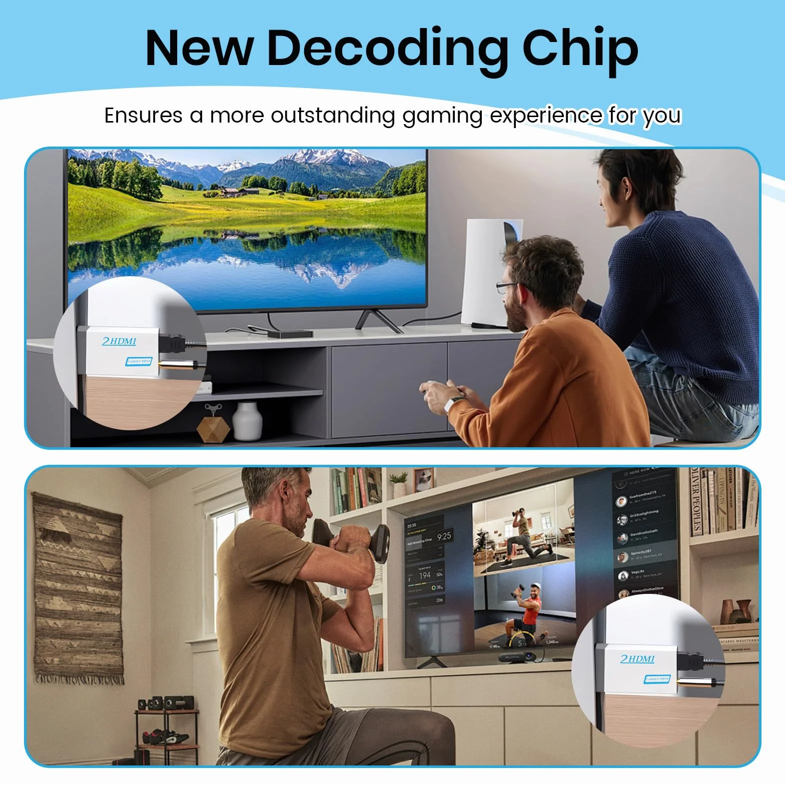 Adaptateur Wii vers HDMI Convertisseur Vidéo Full HD 1080P/720P Sortie Audio 3,5mm