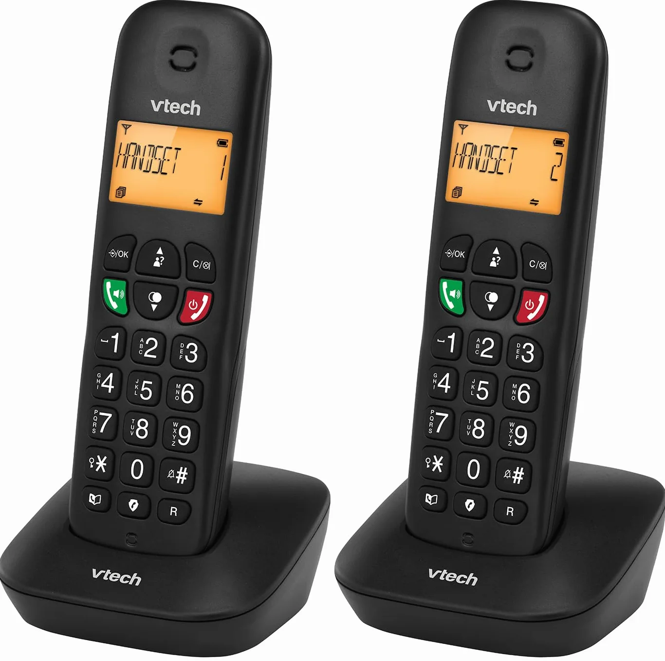 VTech CS901 Téléphone sans Fil DECT 2 combinés, Blocage d’appels, Identification, Haut-Parleur