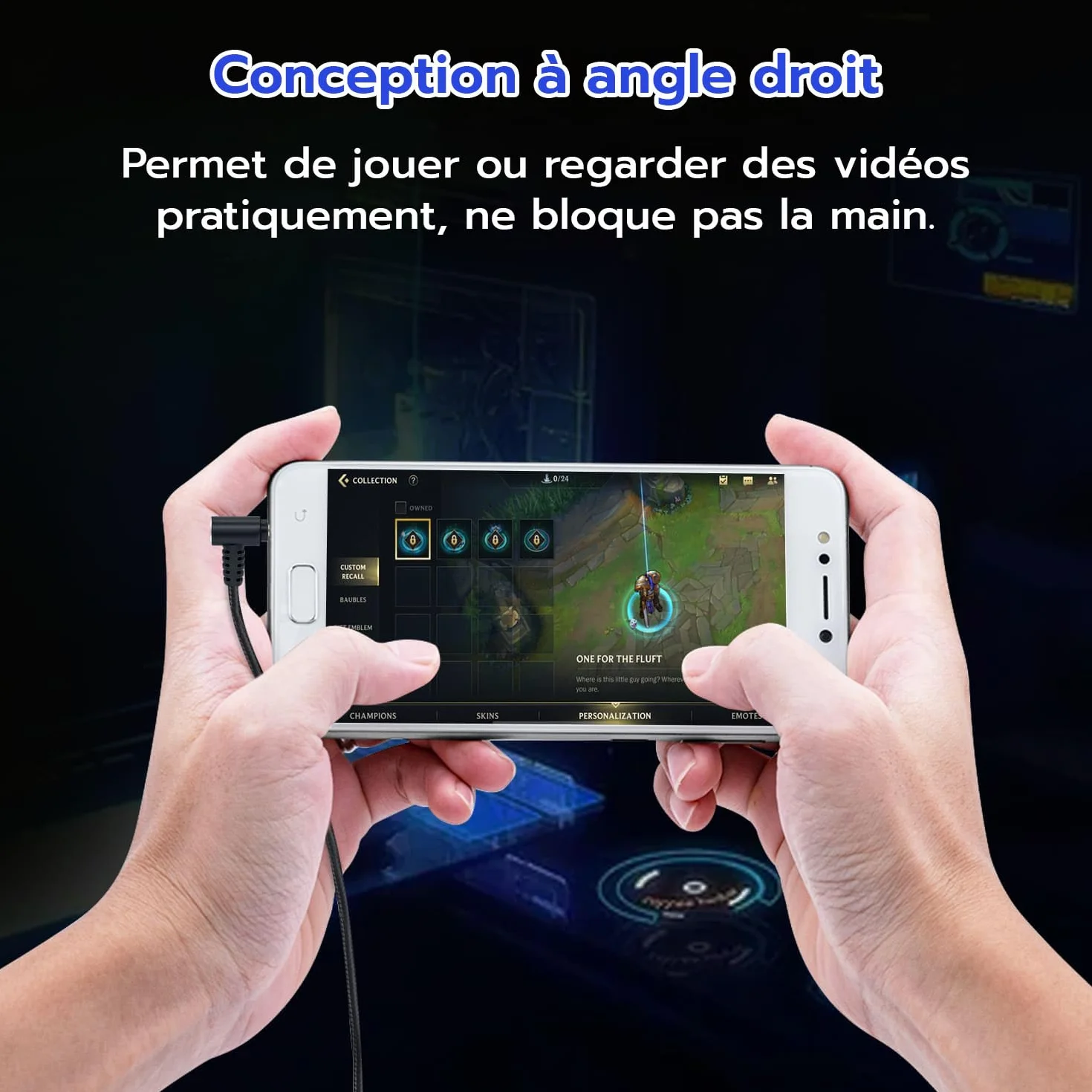 Mcbazel Arctis Remplacement du Câble du Casque Câble Audio de Rechange pour Casque de Jeu SteelSeries Arctis 7/Arctis 5/Arctis 3/Arctis Pro - Câble Audio en Nylon - 2 m (noir)