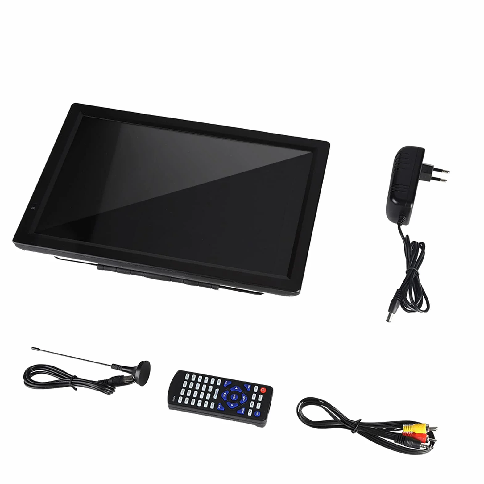 Portable Numérique 14 Pouces LED TV Rechargeable - Écran LCD, Enregistreur HD 1080P, Analogique/Numérique Avec Ports USB, HDMI, VGA