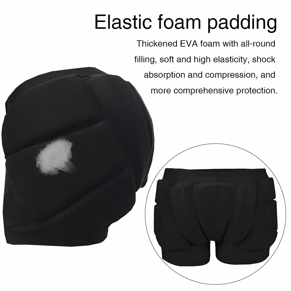 Short de cyclisme rembourré 3D Anwangda pour skateboard snowboard équitation