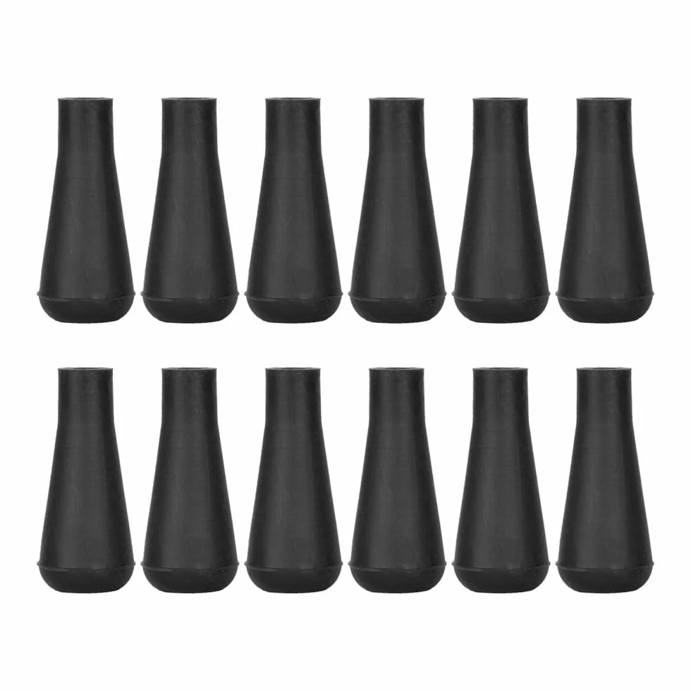 MiOYOOW Pointe de Flèche en Caoutchouc 6mm, Lot de 12 Embout de Flèche Léger Antichoc pour Tir à l'arc