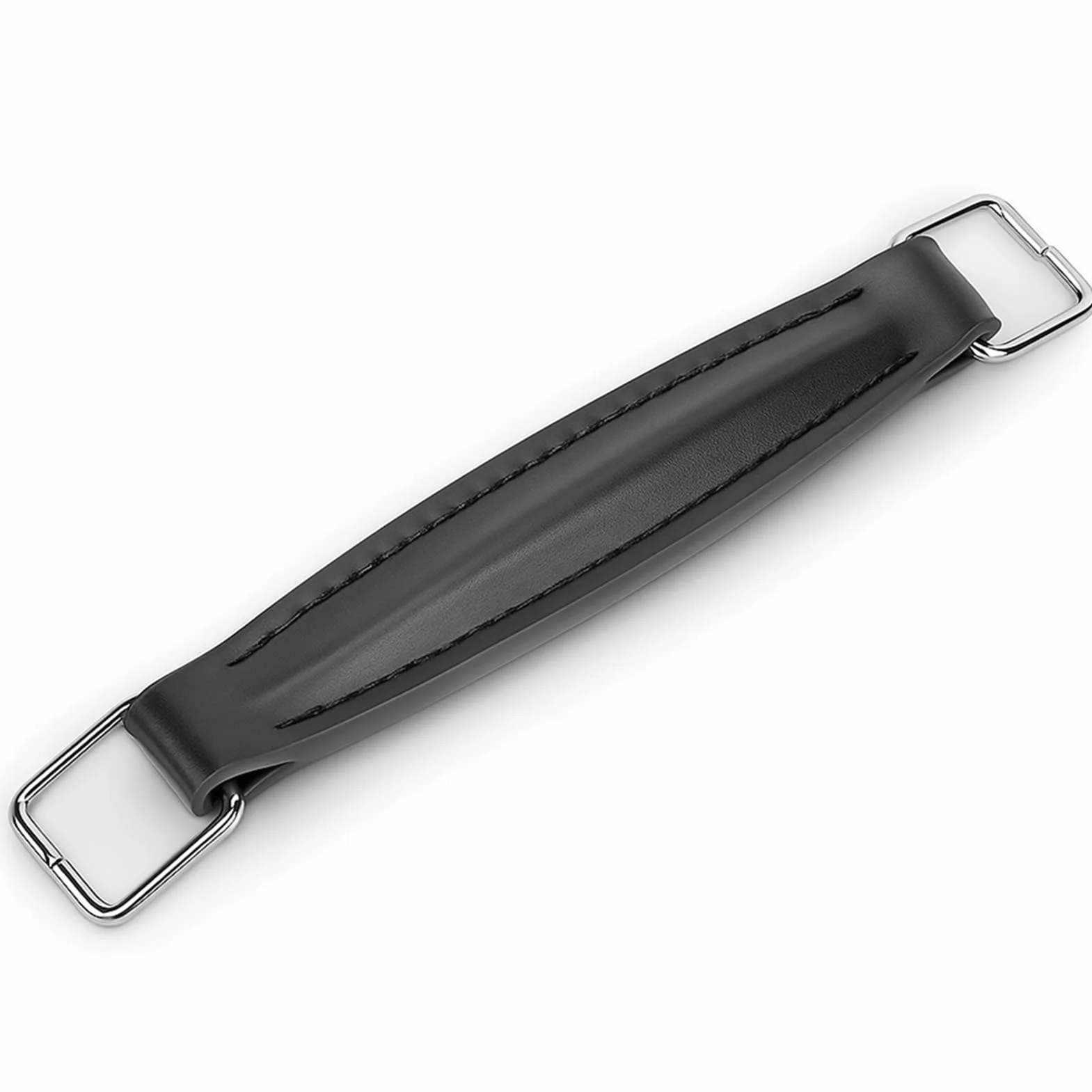 SUNGOOYUE Poignée D'amplificateur de Guitare en Cuir PU, Accessoires de Remplacement de Poignée D'étui de Guitare de Haut-Parleur de Renforcement en Acier Interne(Le Noir)