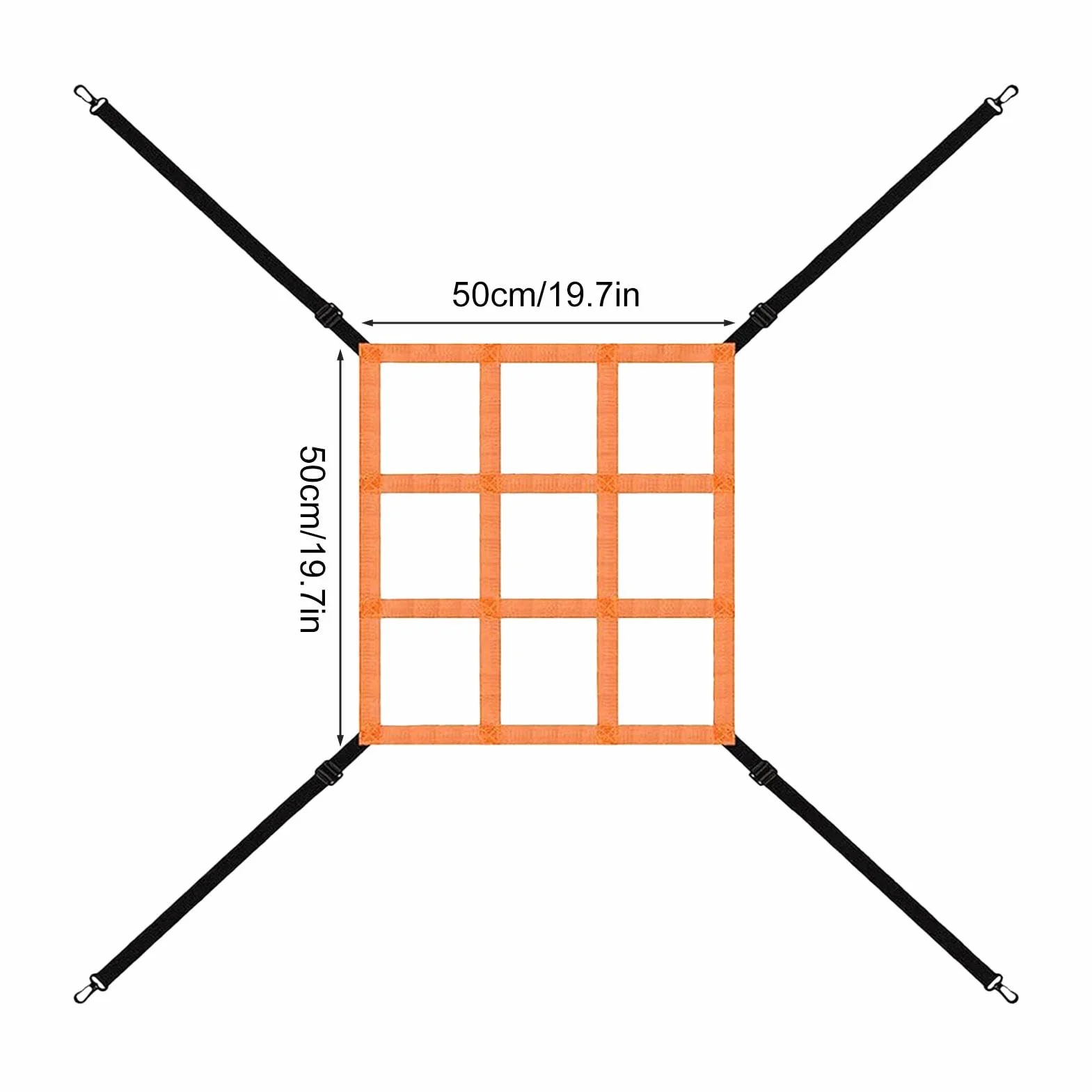Cible de baseball réglable - Filet d'entraînement pour frapper et attraper avec sangle de fixation