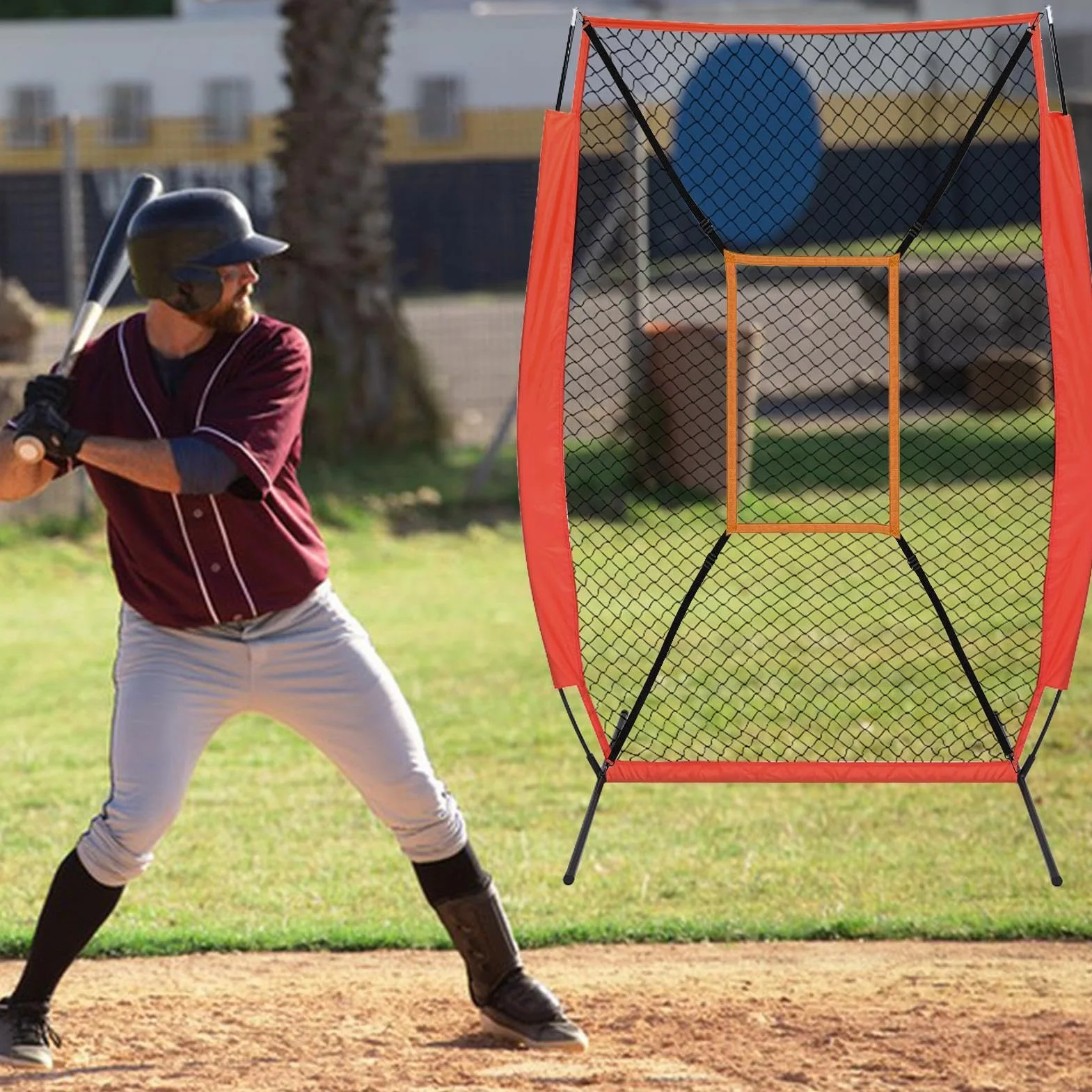 Strike Zone Cible de lancer Baseball, Filet réglable d'entraînement