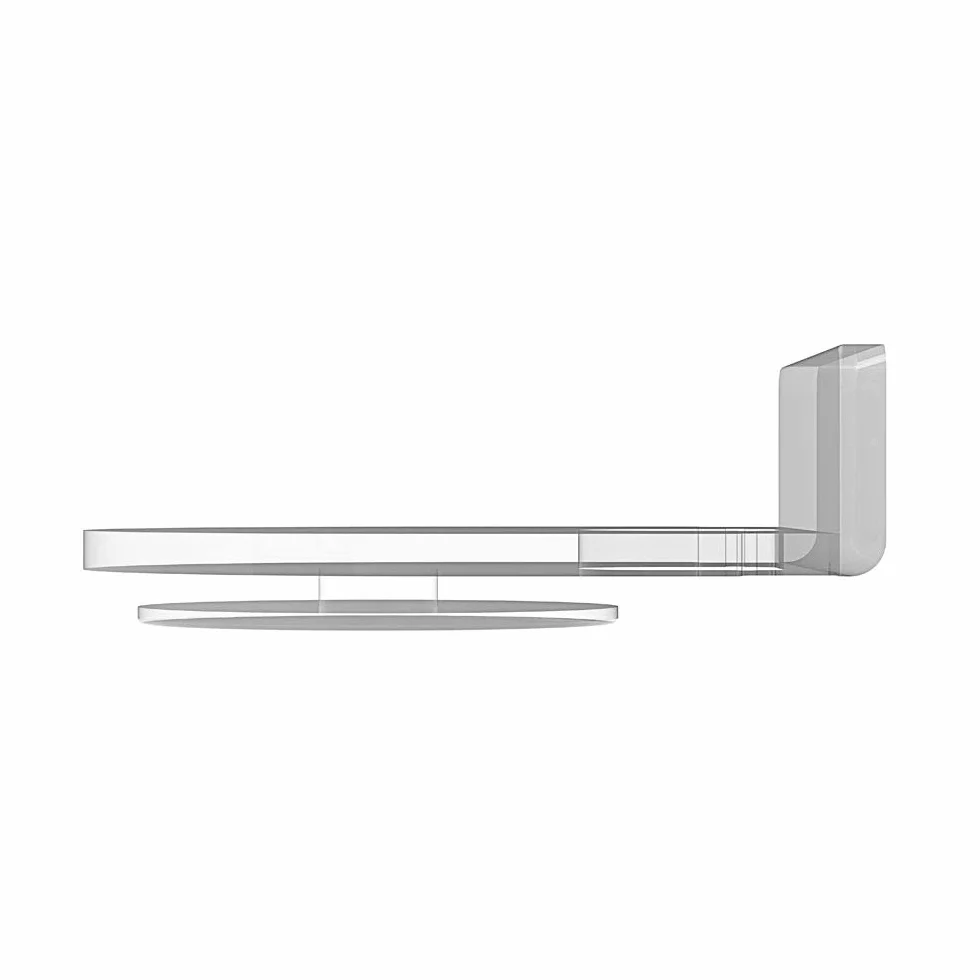 For Alexa Echo Dot 3rd Wall Mount Stand（Not include echo dot） Accessories with Integrated Cable Management, No Screws Required, Speaker Accessories Rack (Alexa Echo Dot 3rd, Transparent) A336