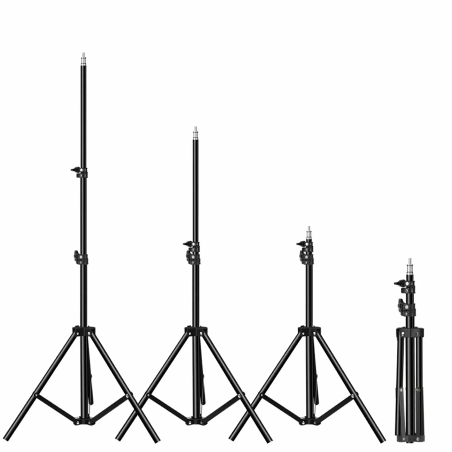 Support projecteur trépied réglable 160 cm noir
