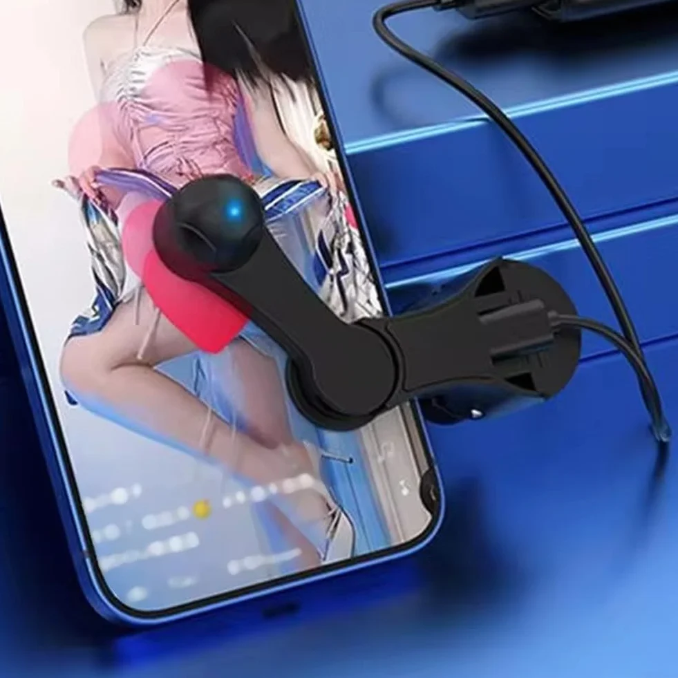 Clicker automatique de vitesse pour jeux mobiles, diffusion en direct, diffusion, engagement, simulation de taraudage rapide et continue, portable, léger (noir)