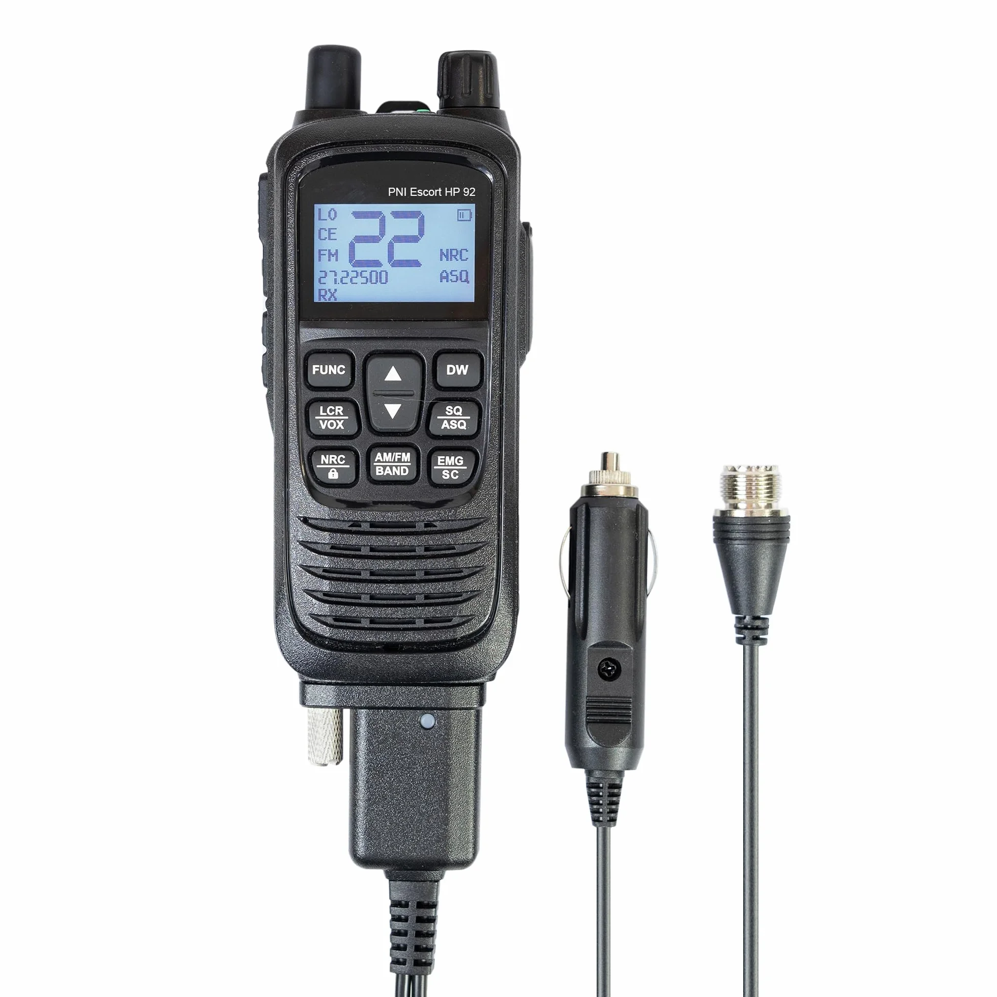 PNI Escort HP 92 CB Radio Portable 4W AM-FM Multistandard 12V-24V
