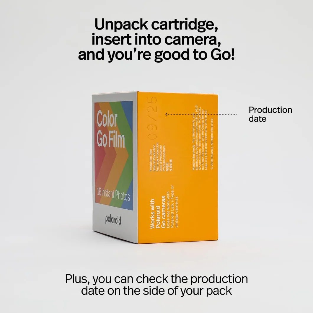 Polaroid GO Film Couleur 16 Photos Generation 2