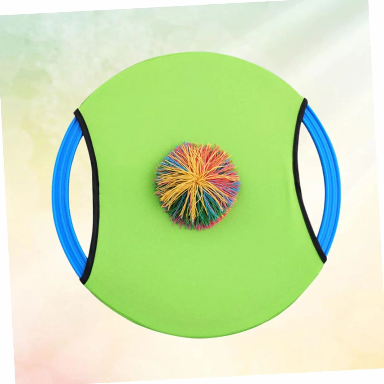 Trampoline Disque Volant pour Enfants 3 Pièces Jeu de Balle en Plein Air