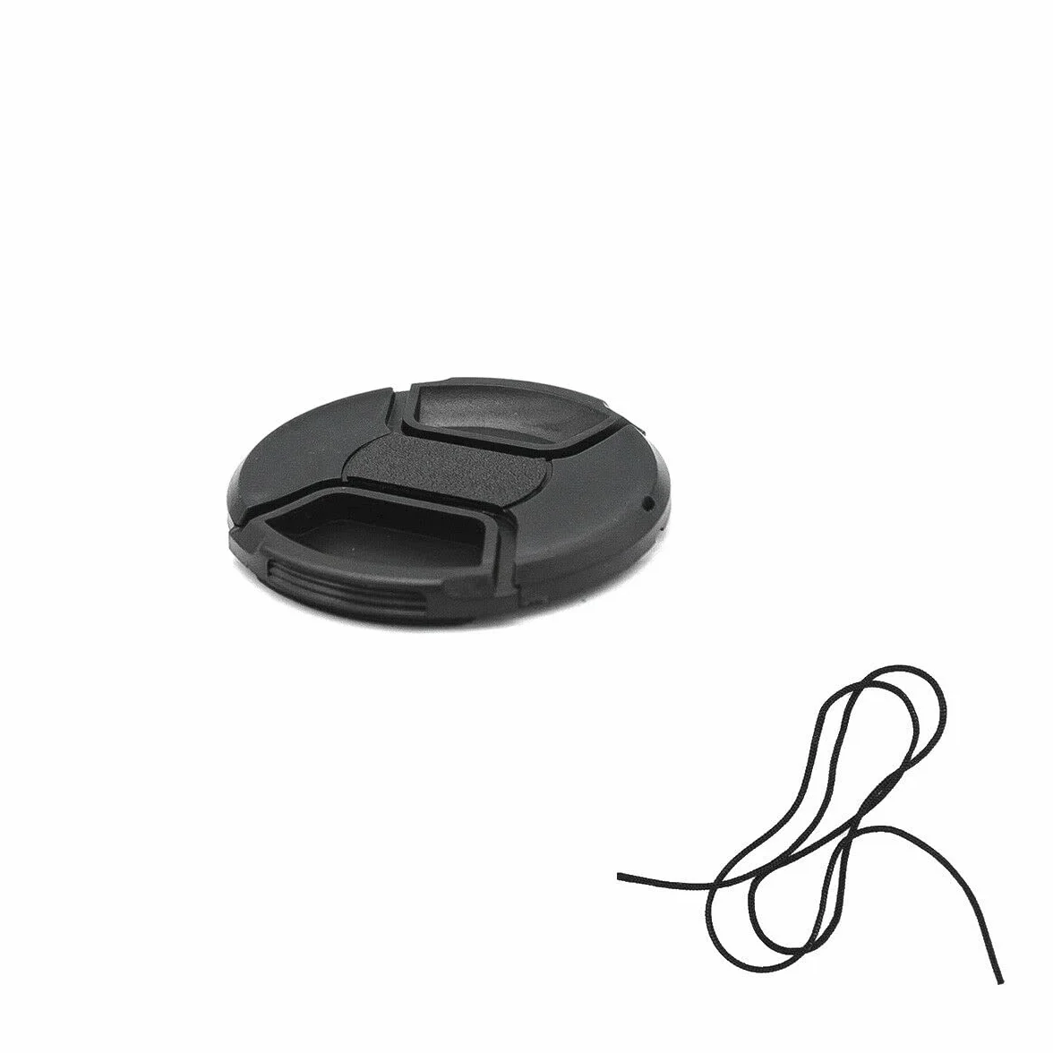 Camera Lens Cap, Ø 46 mm in Diameter, Clip Protection Cap, Compatible with Nikon, Canon, Sony, Sigma, Tamron, Olympus, Fujifilm, Universal Camera Cover