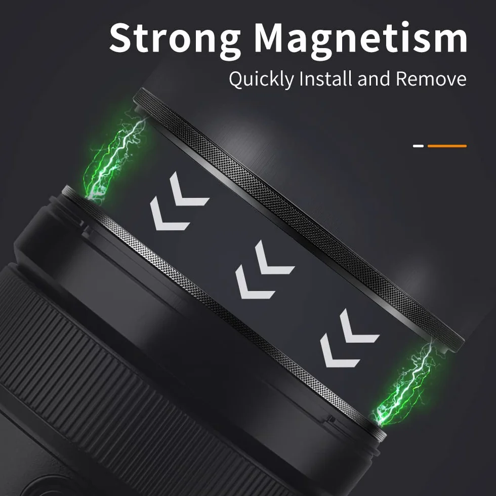 K&F CONCEPT Bague Magnétique pour Filtre 77mm Système Installer Rapide