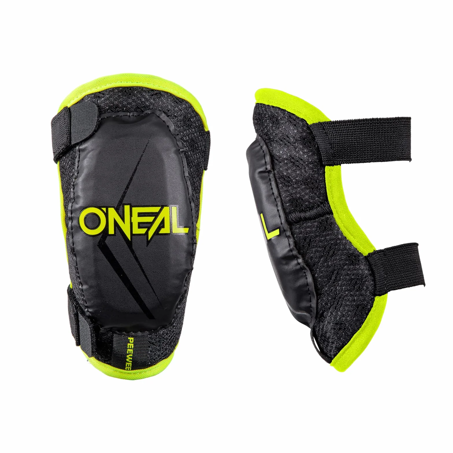 O'NEAL Protège-Coudes Enfants Motocross Enduro Pee Wee Noir Néon Jaune Taille XS/S