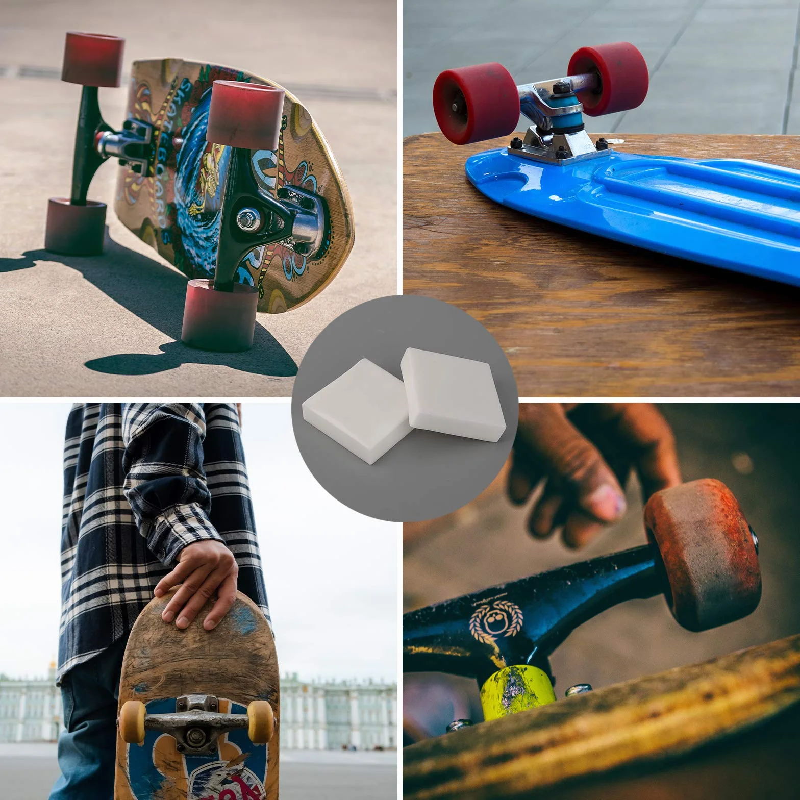 Savita Cire Planche à roulettes Accessoires 2 Pièces