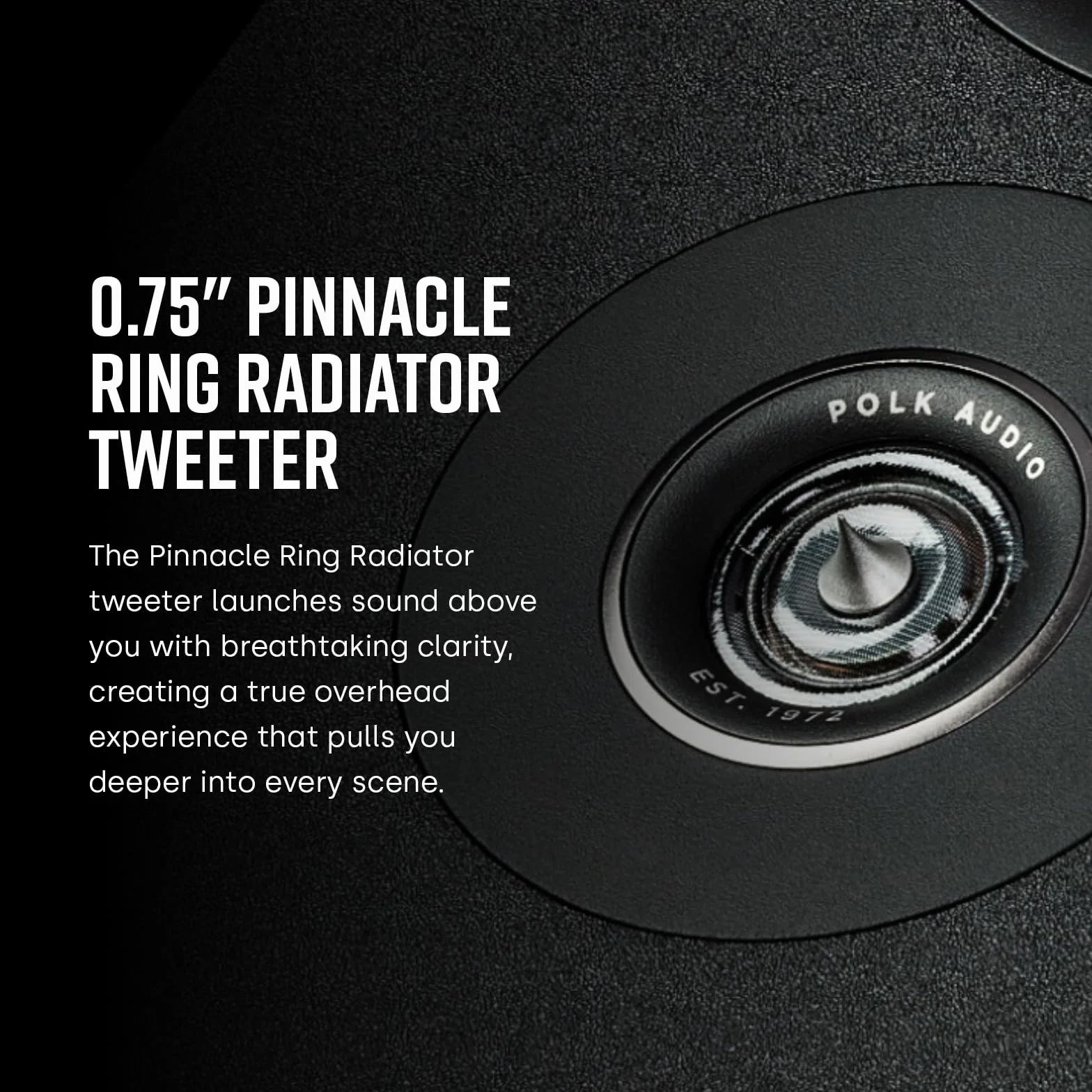 Polk R900 Noir Enceinte Atmos Paire