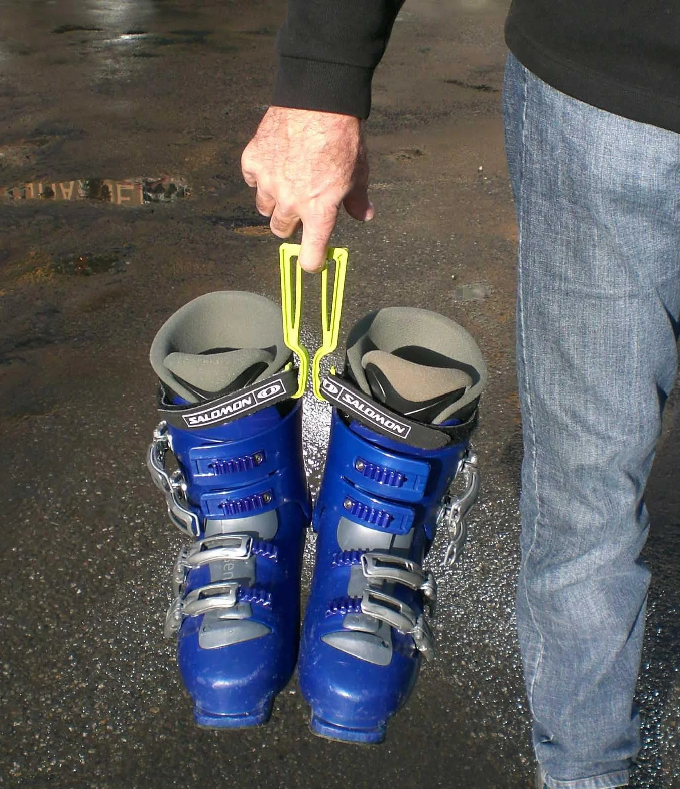 KlipSki Porte-Skis et bâtons Noir – Paire, Rapide et Simple