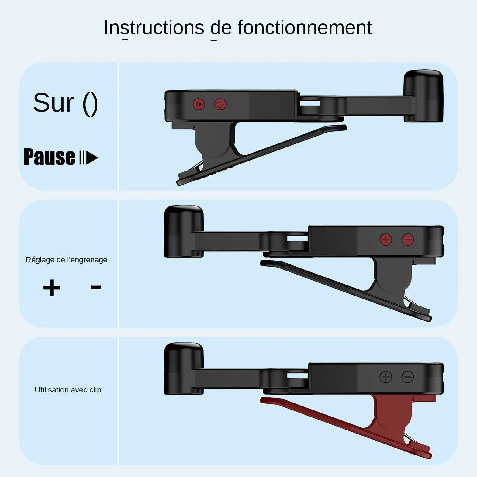 Auto Screen Clicker - Tapeur de Clics Continu - Déclencheur Téléphone pour Jeux Shopping Récompenses Simulation Doigt Rapide sur Smartphone
