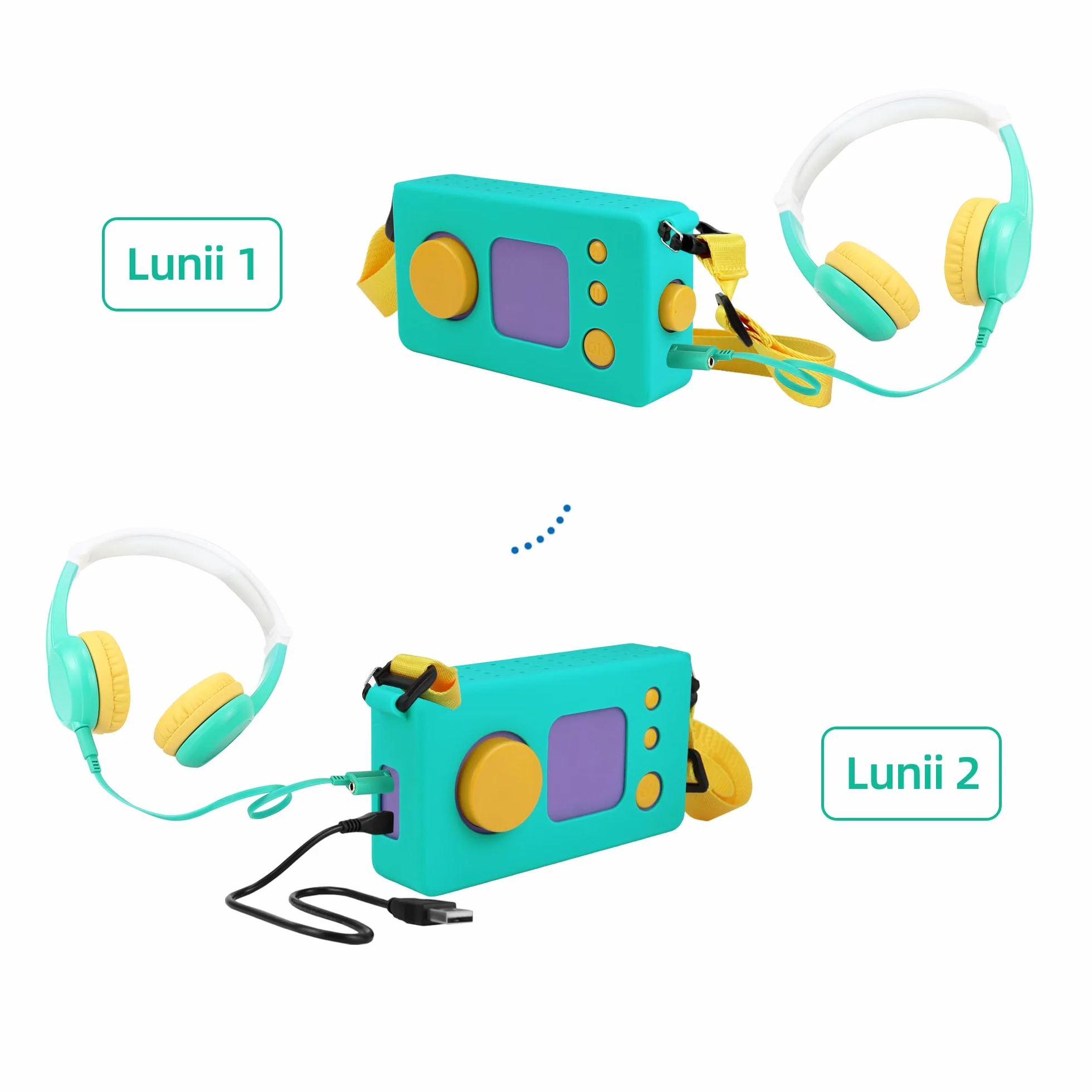 Housse de Protection pour Lunii Fabrique à Histoires, Coque pour Toutes Versions, Vert