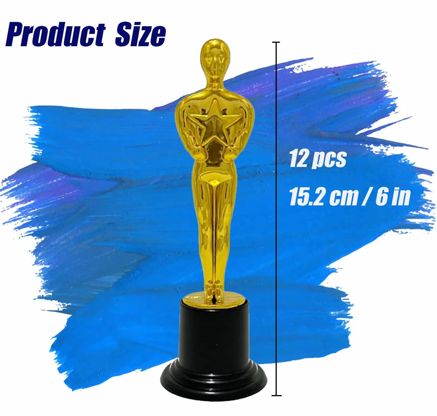 Trophée Football Sport Personnalisable pour Jeux Scolaires Compétitions 12pcs