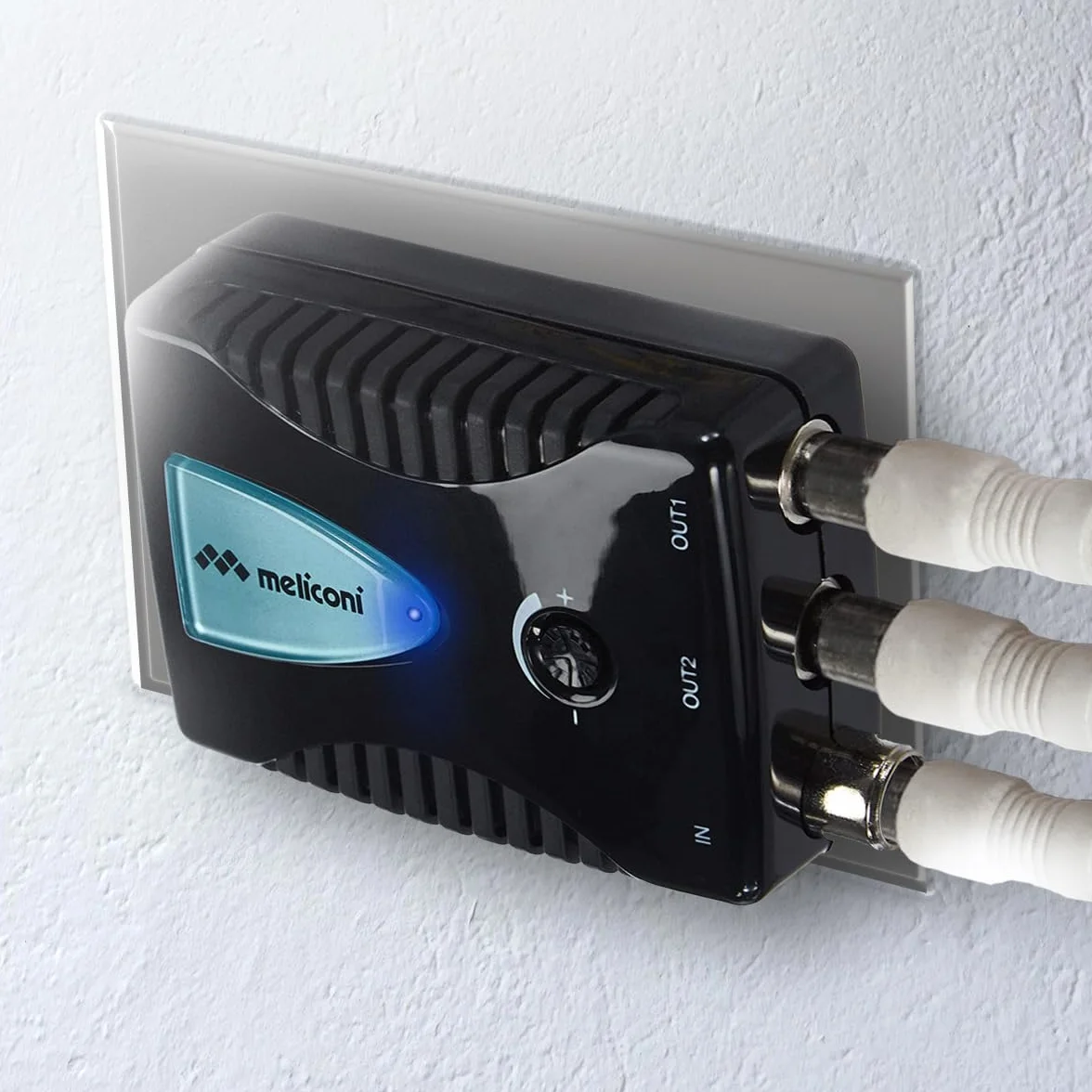 Meliconi AMP200 Amplificateur de Signal Numérique Intérieur Filtre LTE Noir