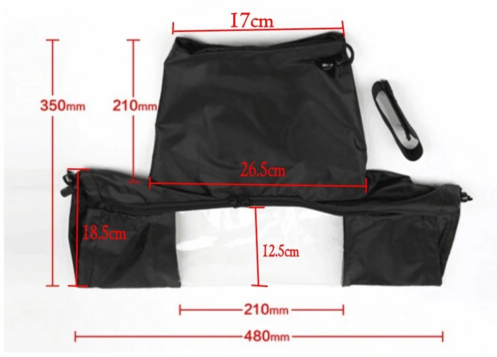 JZK Caméra Couverture Anti-Pluie Protecteur Étanche Housse pour appareils Photo Reflex numériques DSLR + Lens Total jusqu'à 32cm de Longueur, Canon, Nikon, Sony, Olympus, Panasonic, etc