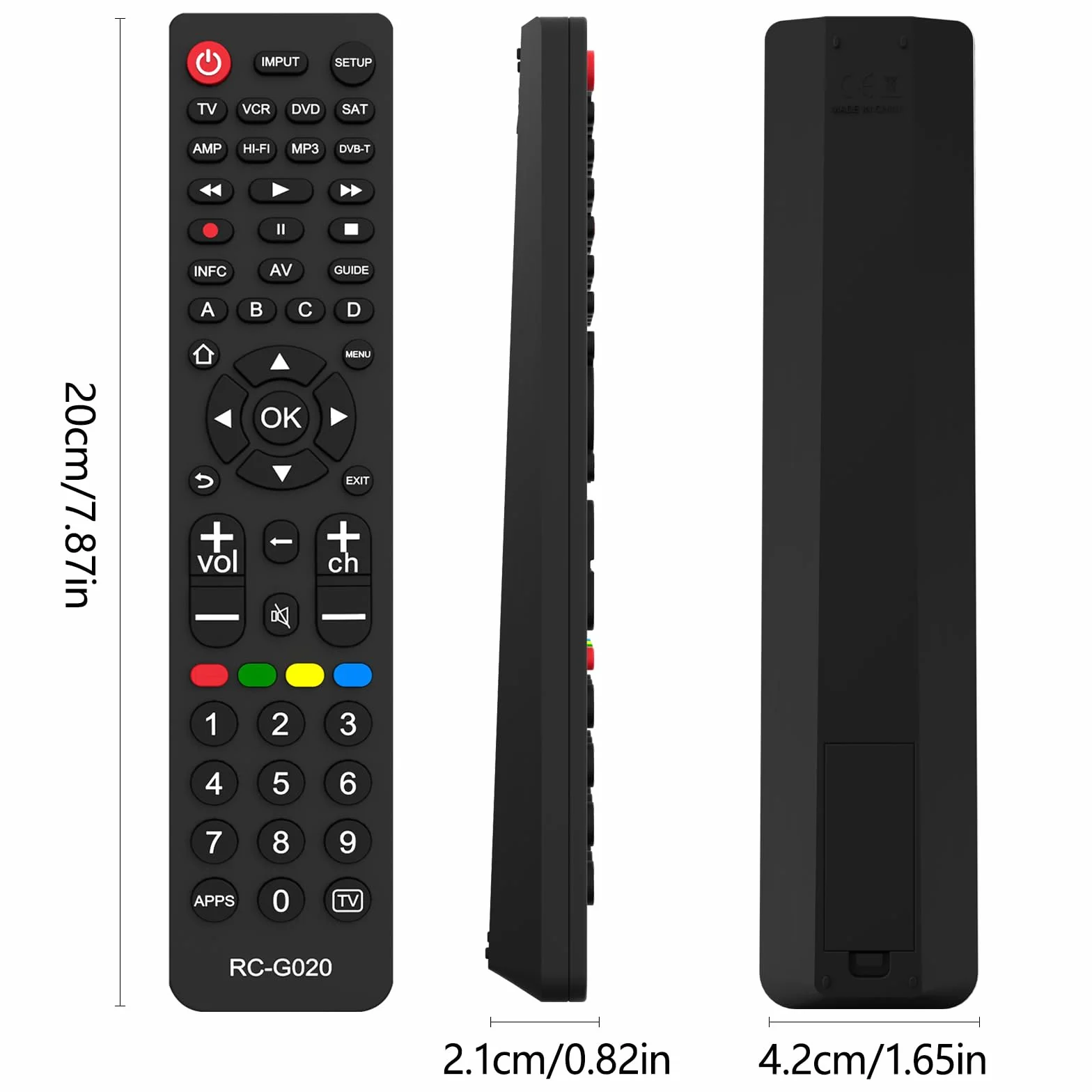 Télécommande Universelle Compatible avec Toutes les Marques de TV