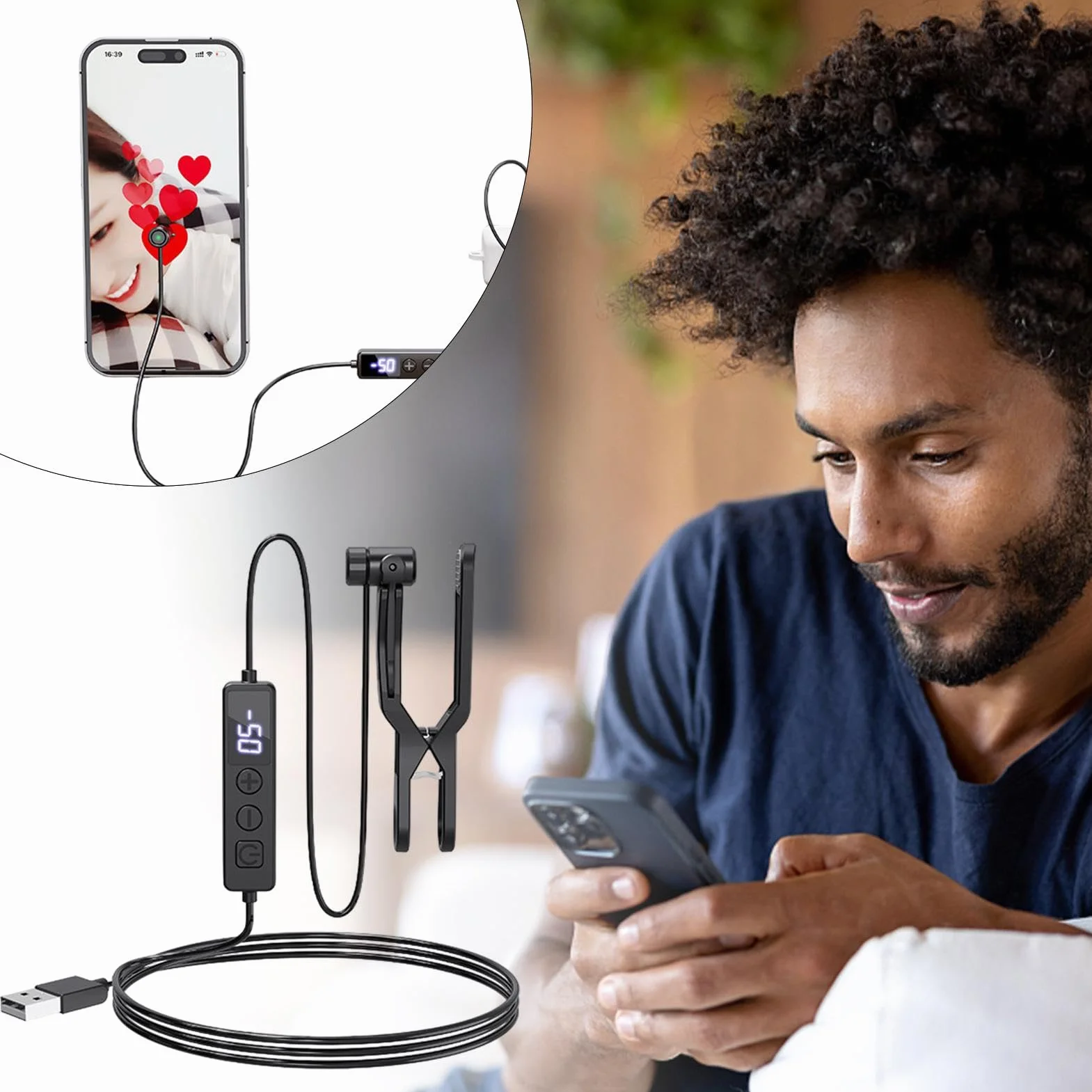 Outil de taraudage automatique | Application d'assistance de jeu | Clicker de récompense de tâche | Clicker silencieux pour téléphone, outil de diffusion en direct, assistant de tapotage