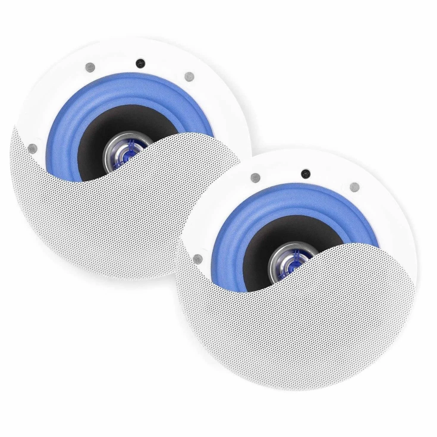 Power Dynamics ESCS6-2X Haut-Parleurs de Plafond 8 Ohms 6,50 Pouces