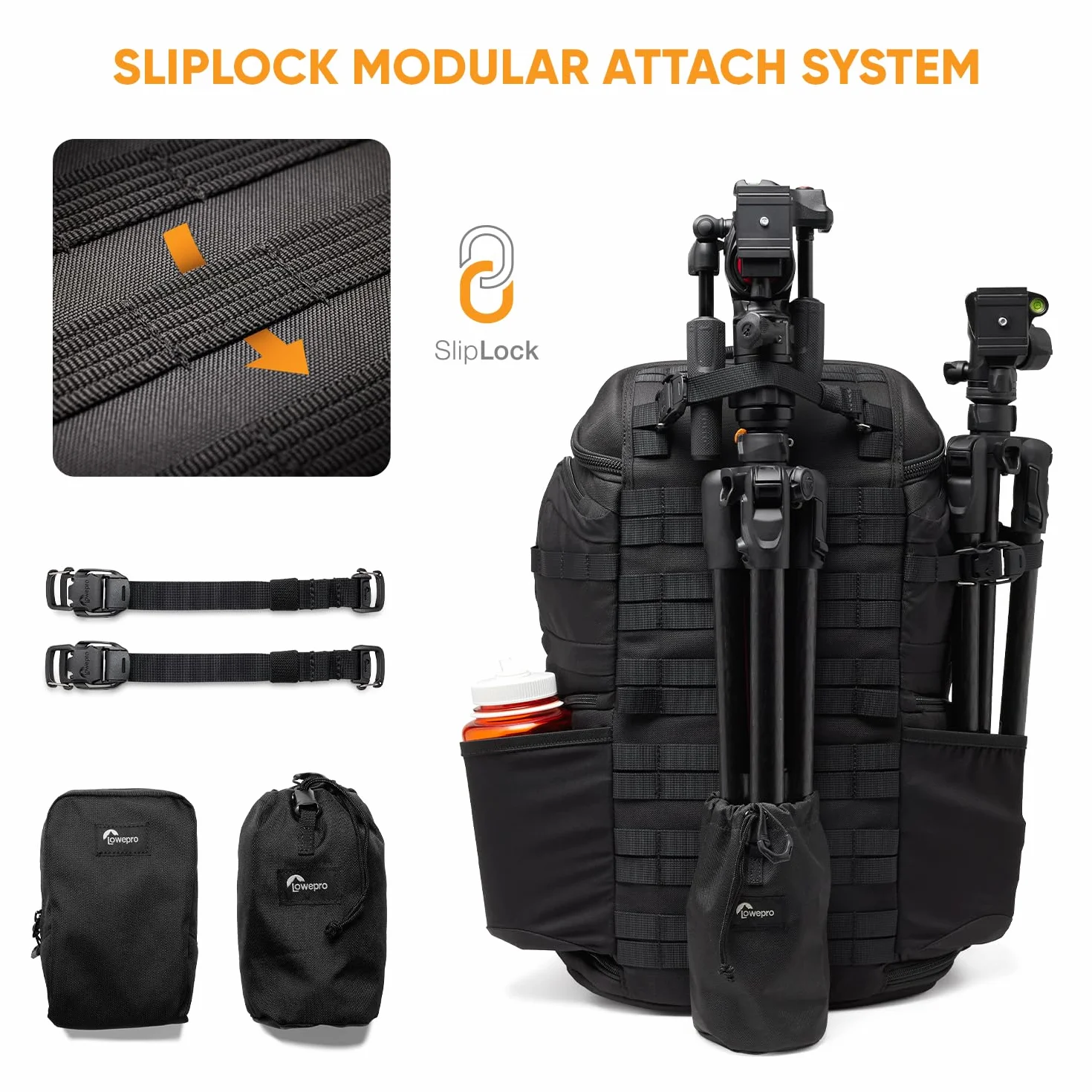 Lowepro ProTactic BP 450 AW III Sac à Dos Photo 28L, 4 Points d'Accès, Ordinateur Portable 16"