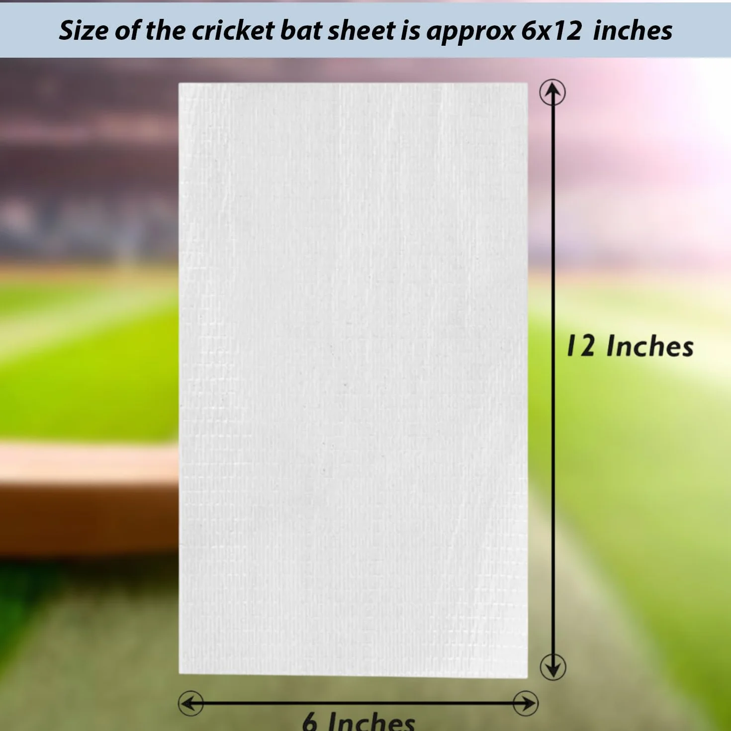 Lot de 2 feuilles transparentes anti-éraflures pour batte de cricket - Protection