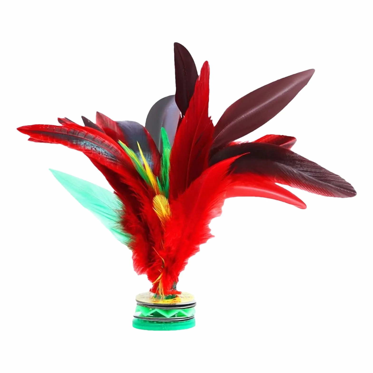 Jianzi À Plumes Colorées, Jeu De Coups De Pied Chinois pour Adultes, Sport Traditionnel en Plein Air