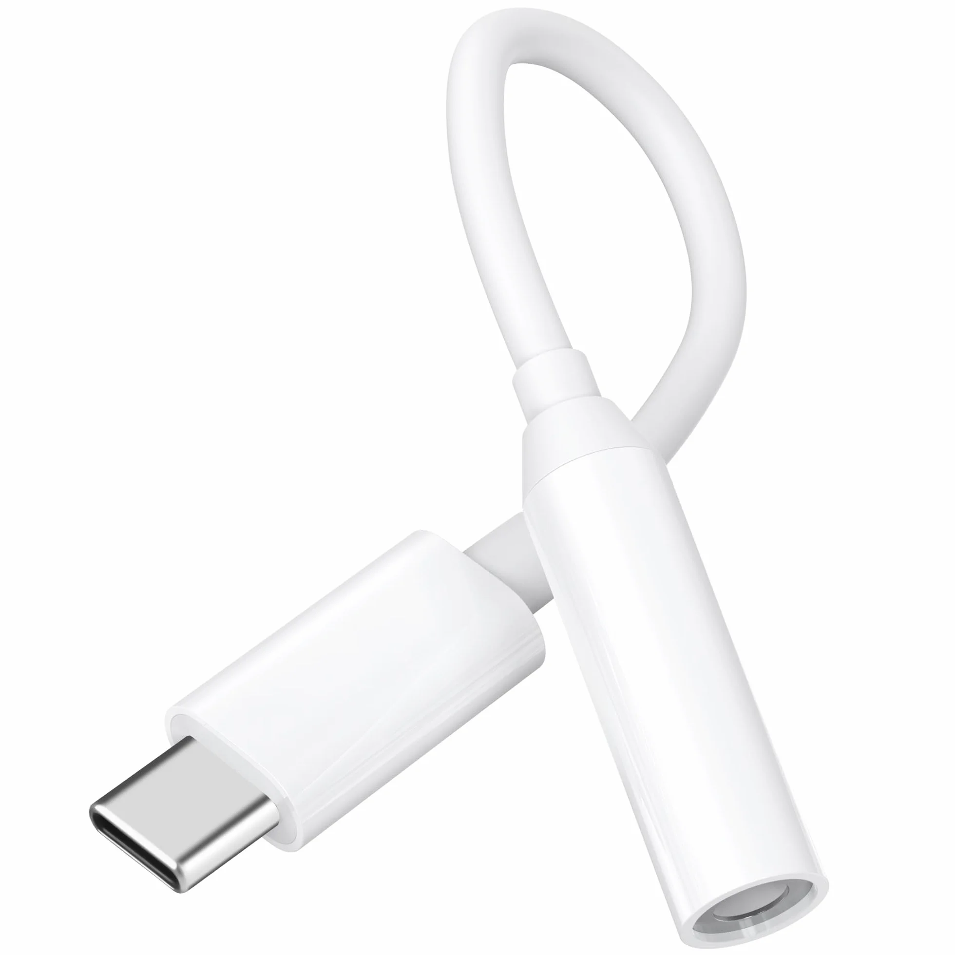Adaptateur USB C Jack 3,5mm, Convertisseur USB-C vers Casque pour Samsung Galaxy S21 S20 S20+, MacBook Pro, Huawei Honor