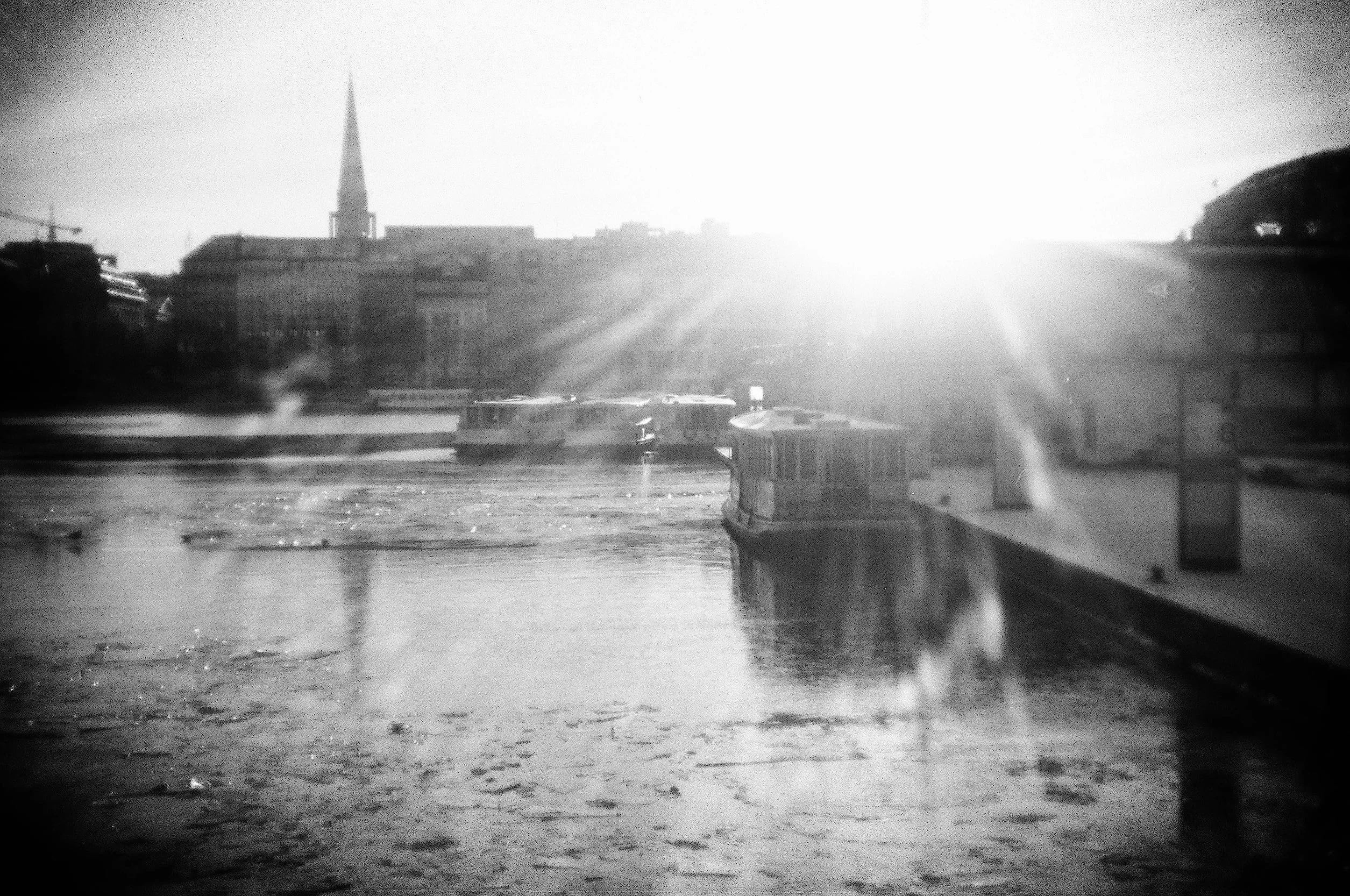 Holga artLINE Appareil Photo 35 FC avec Flash Noir