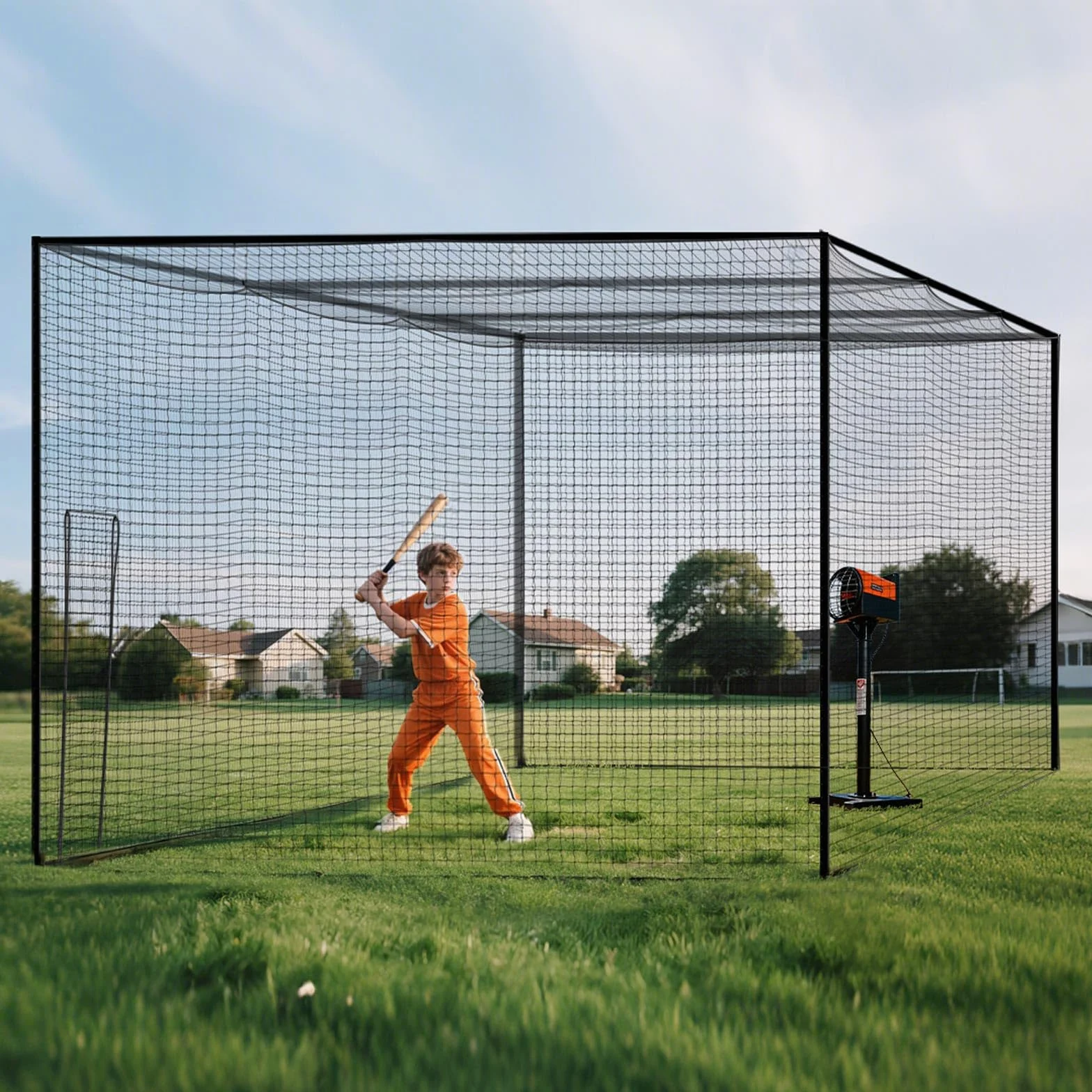 VEVOR Filet de frappe baseball 9,9/15/28 m portable avec porte et sac de transport