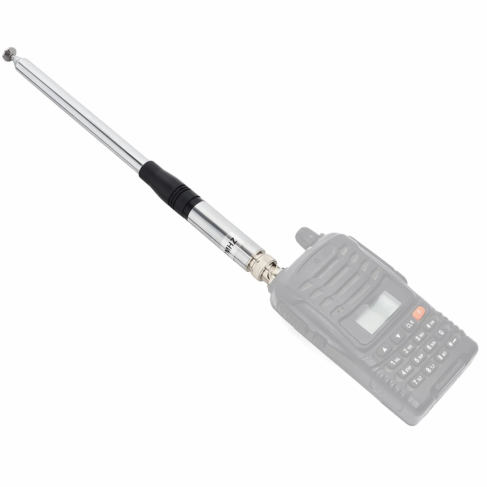 TWAYRDIO Antenne Radio CB Portable télescopique BNC 27Mhz antennes Extensibles de 23,3 cm à 1,3 m pour Radio Jambon CB Portable/Portable Midland Cobra Uniden