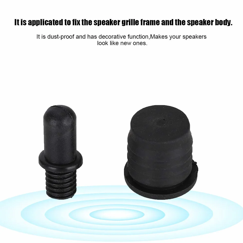 Poussière Preuve Haut parleurs Boucle,Orateur Grille Cadre dix Paires Poussière Preuve Haut parleurs Boucle Orateur Se casser Attache Plastique Fait, Accessoires ovisuels et périphériques