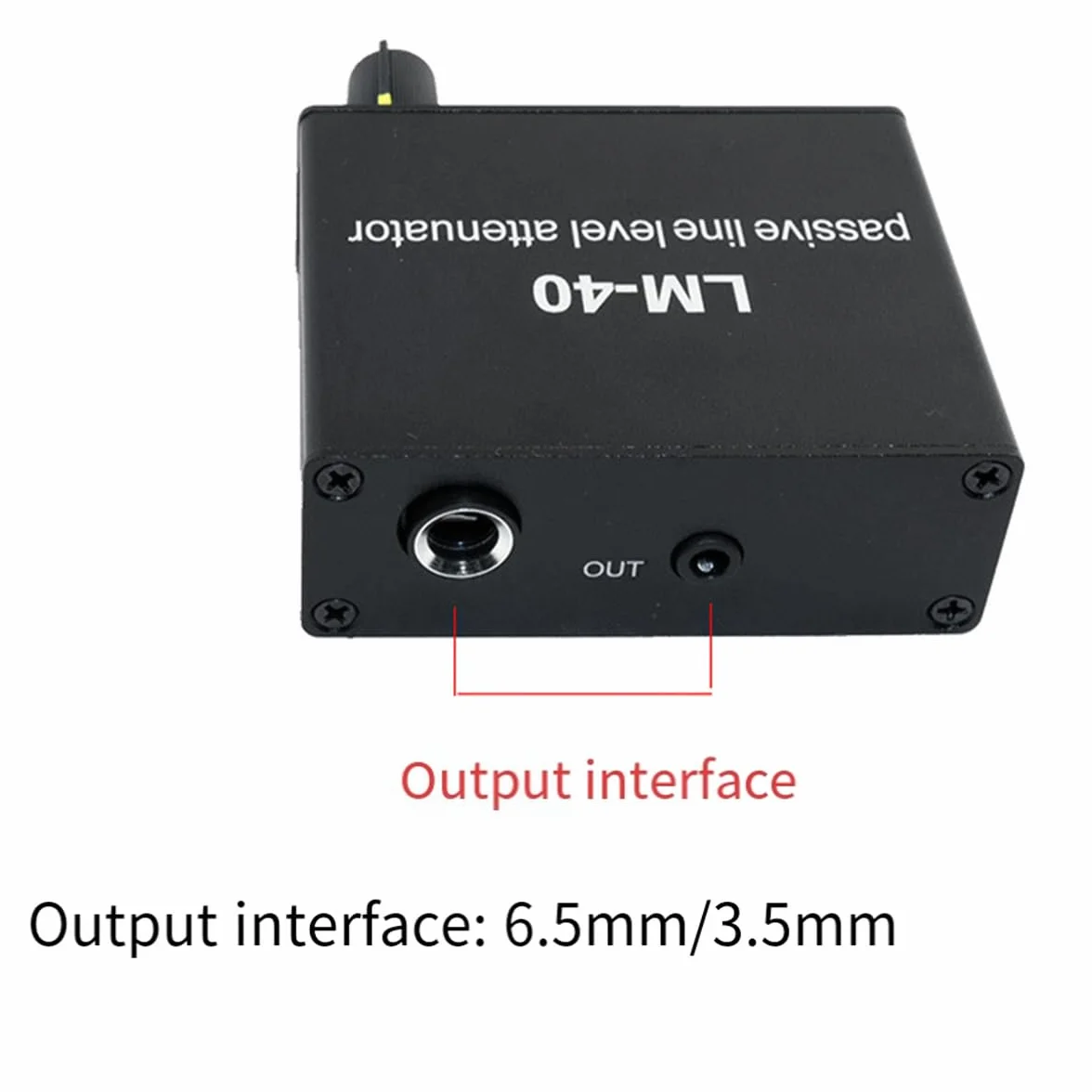 Atténuateur Audio Passif, Carte Son de Signal de Sortie Ligne, Haut-Parleur, Microphone, Convertisseur de Niveau Haut et Bas + Ligne 6,5