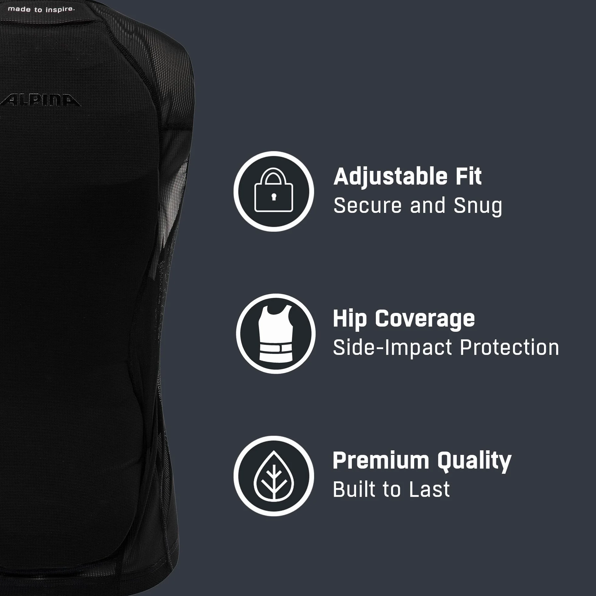 ALPINA PROSHIELD Women Vest Protecteur Black