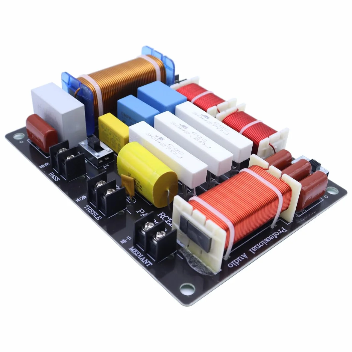 Diviseur de fréquence avancé 3 voies pour haut-parleurs 4 combinaisons sonores Diviseur de fréquence sonore PA-3808