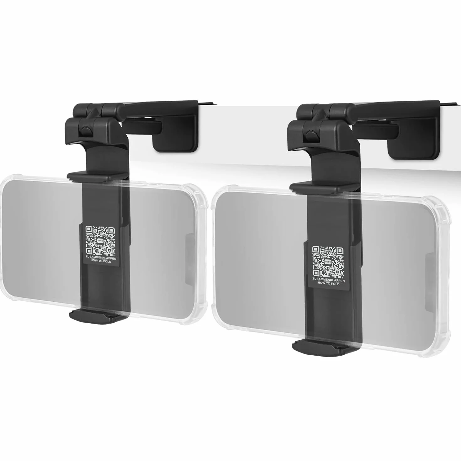 Wicked Chili 2X Support de téléphone Portable Flexible Pliable avec rotule à 360° et Pince de Table