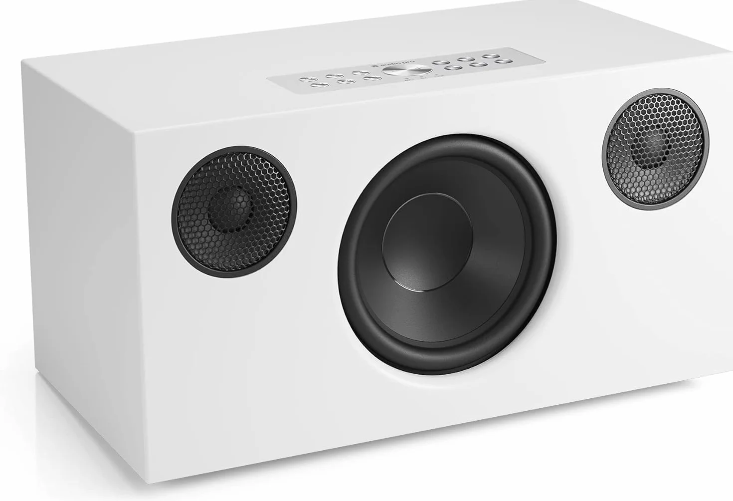 Audio Pro C10 MkII - Enceinte Portable Multiroom avec Bluetooth - Smart Speaker sans Fil avec Contrôle par Application & Spotify, AirPlay & Chromecast - Blanc
