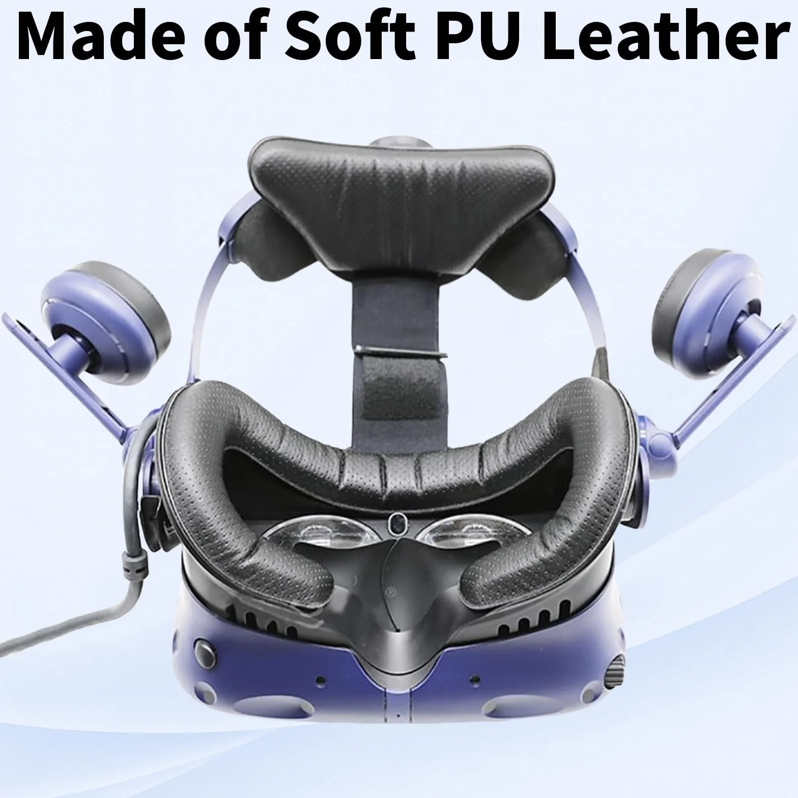 TamBee Coussinets de Rechange en Mousse pour Visage en Cuir Synthétique pour HTC Vive Pro VR Lot de 2
