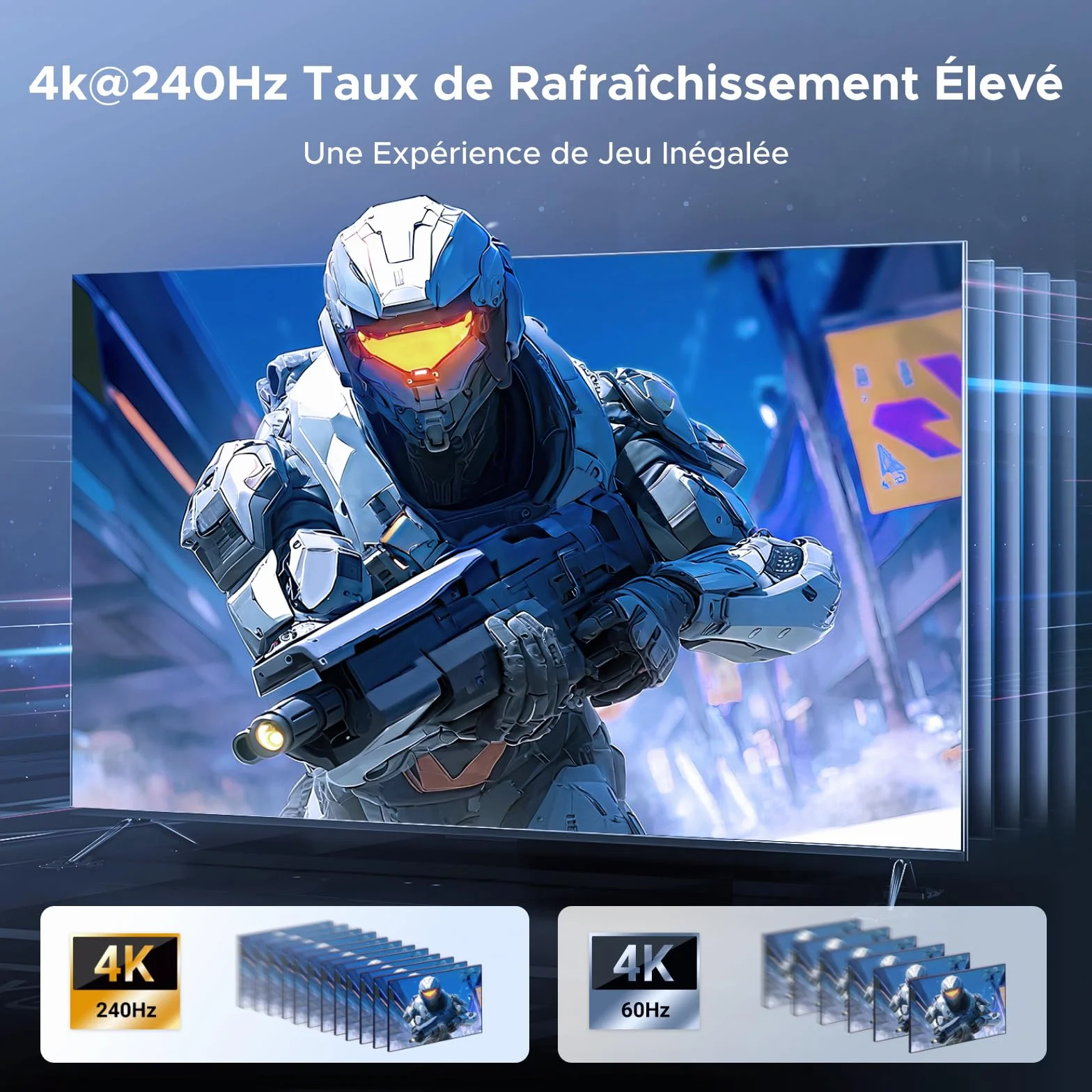 UGREEN Przełącznik HDMI 8K 60Hz 4K 240Hz 2 Wejścia 1 Wyjście HDR VRR Dolby Atmos